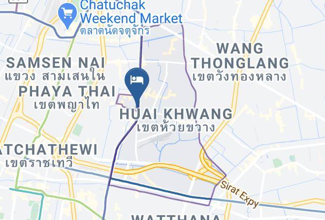 Huai Khwang - The Mini R Ratchada Hotel Maps