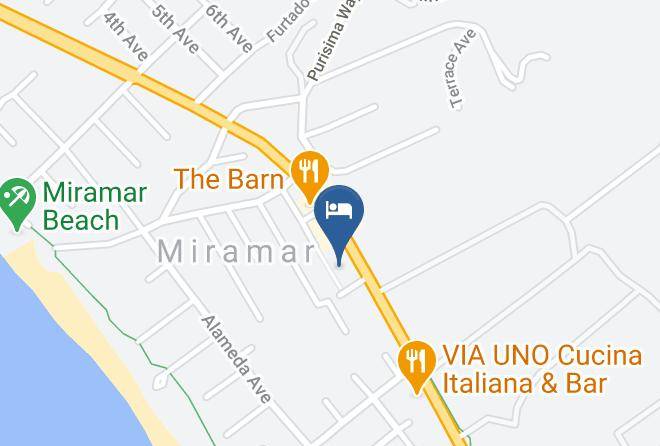 San Mateo - The Miramar Inn & Suites Maps
