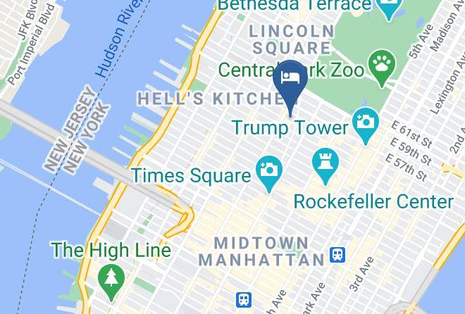 New York - The Moderne Hotel Maps