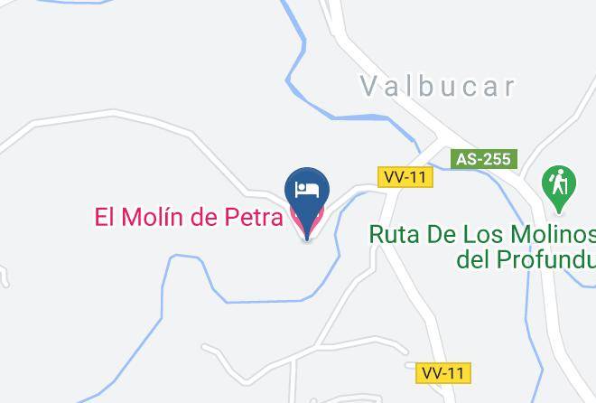 Asturias - El Molin De Petra Maps