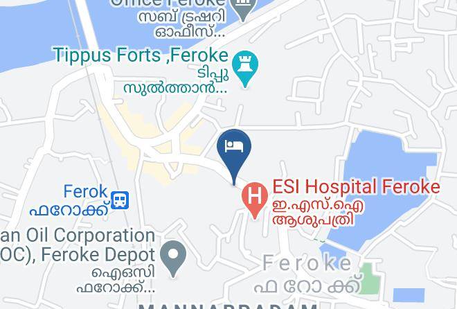 Kozhikode - The Monarch Hotel Maps
