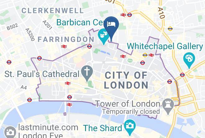 London - The Montcalm At The Brewery London City Maps