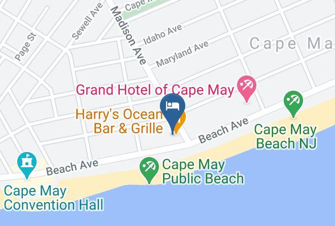 Cape May - The Montreal Beach Resort Maps