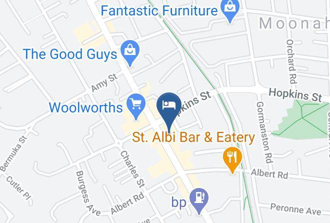 The Moonah Hotel Map