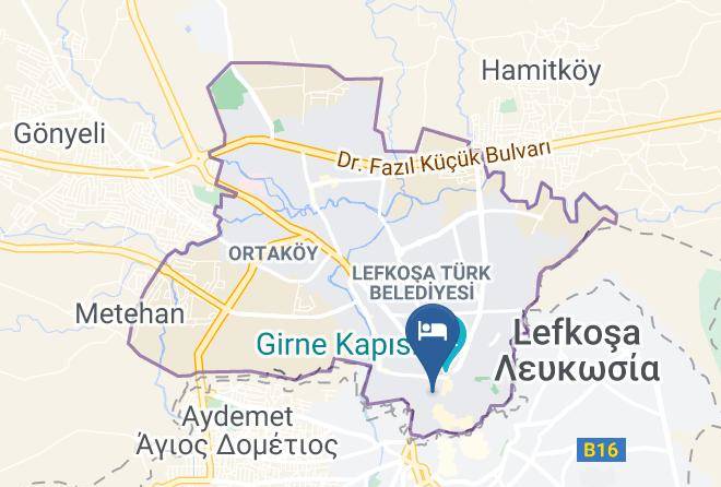Lefkosa - The Moose Hotel Maps