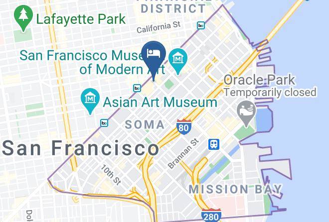San Francisco - The Mosser Hotel Maps