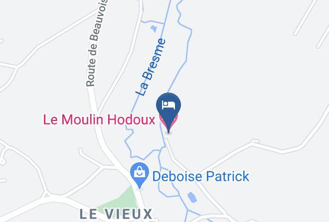Le Moulin Hodoux Map