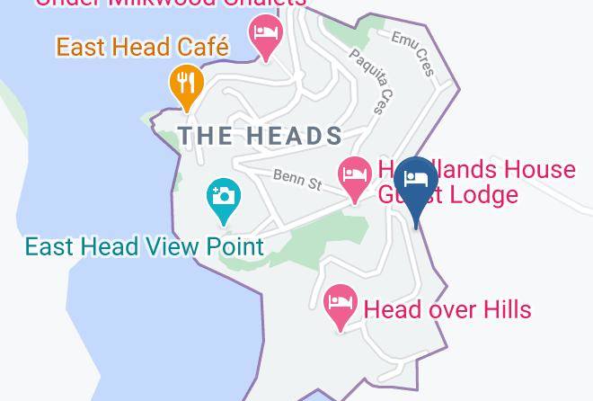 Eden - The Mount Knysna Boutique Hotel Maps