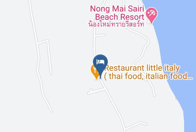 Amphoe Mueang Chumphon - The Mountain View Hat Sai Ri Resort Maps