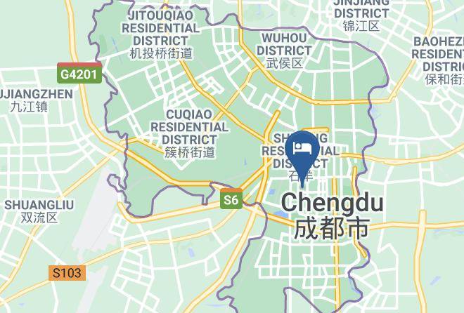 Chengdu - The Mulian Hotel Maps
