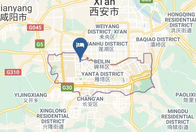 Xi An - The Mulian Hotel Maps