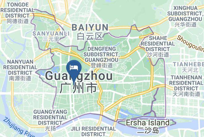 Guangzhou - The Mulian Urban Resort Hotels Nansha Maps