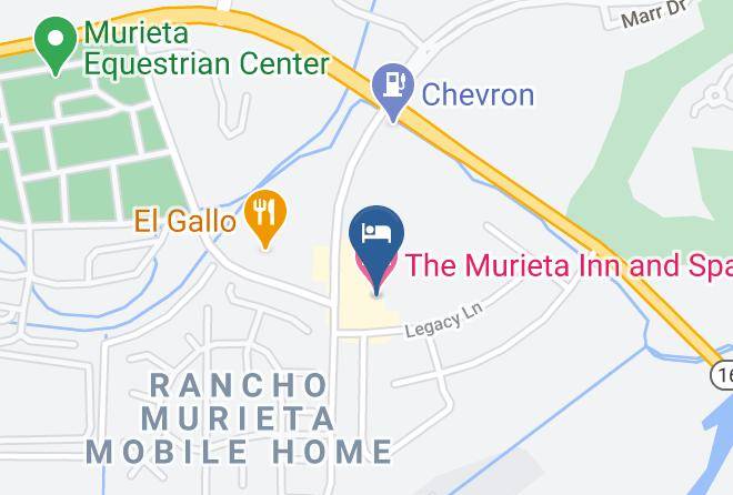Sacramento - The Murieta Inn And Spa Maps