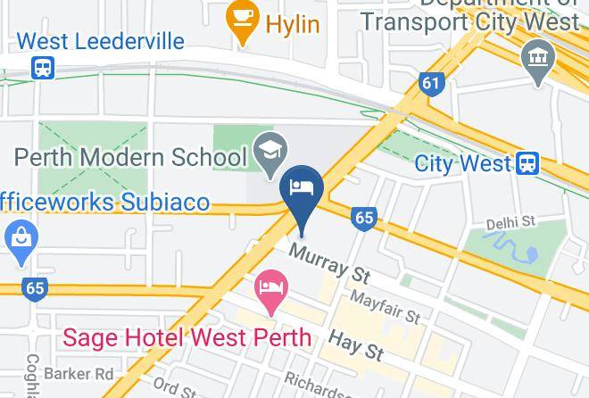 Perth - The Murray Hotel Maps