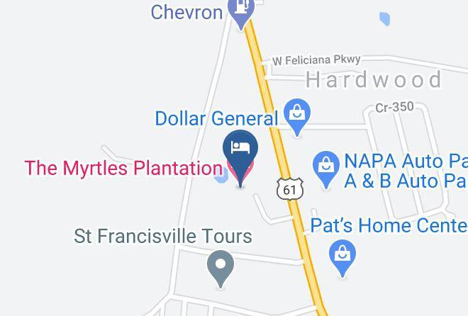 West Feliciana Par - The Myrtles Plantation Maps