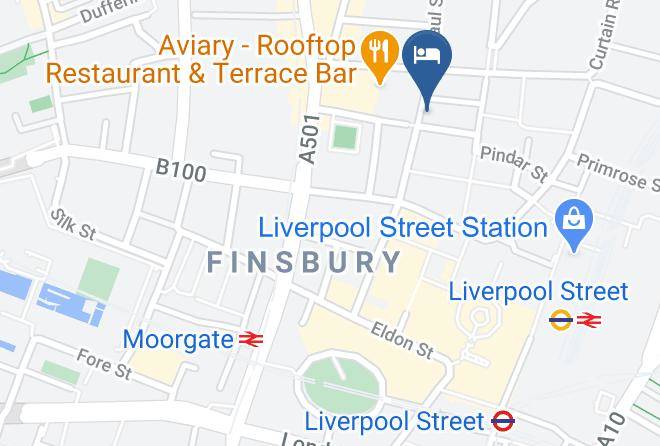 London - The Napoleon Hotel Maps