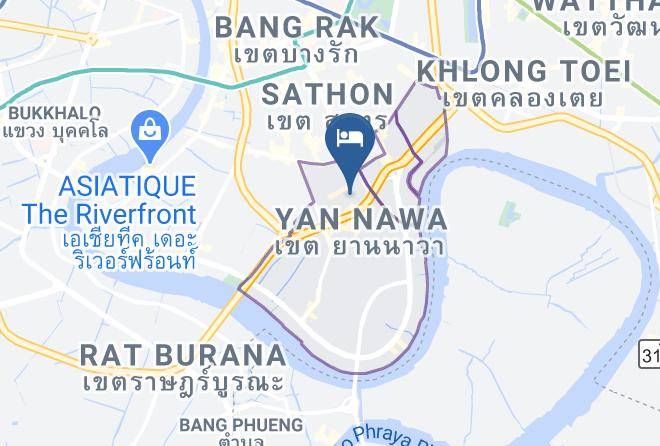 Yan Nawa District - The Narathiwas Hotel & Residence Sathorn Bangkok Maps