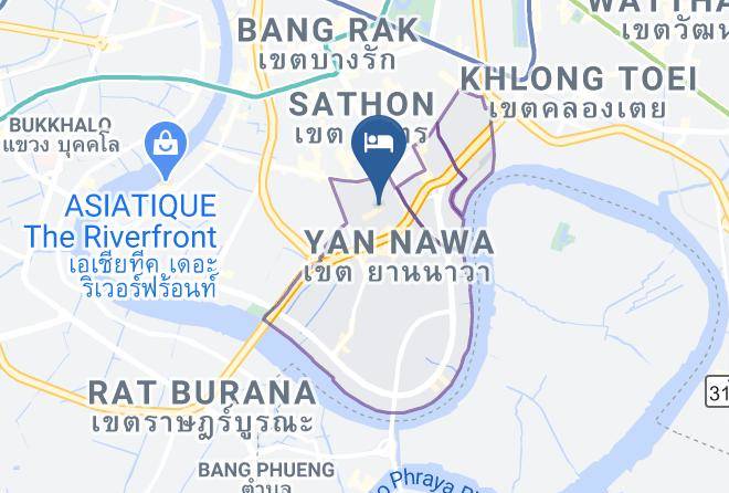 Yan Nawa District - The Narathiwas Hotel & Residence Maps