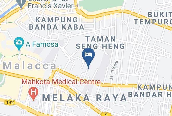 Melaka Tengah - The Neem Boutique Resort Maps