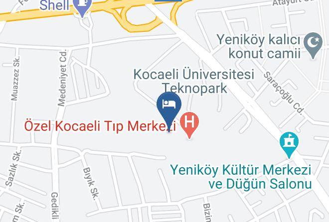 Yenikoy - The Ness Termal Hotel Maps