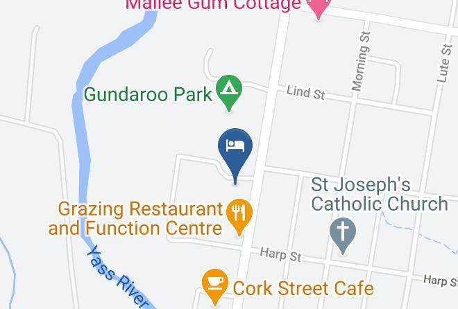 Yass Valley - The Nest At Gundaroo Maps