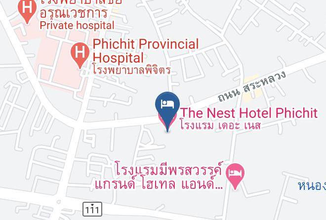 The Nest Hotel Phichit Map - Phichit - Amphoe Mueang Phichit