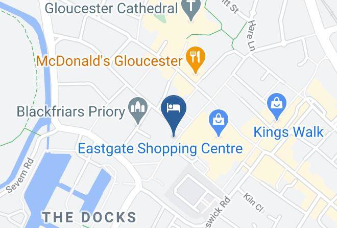 Glos - The New County Hotel Maps