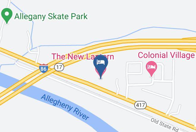 Cattaraugus - The New Lantern Motel Maps