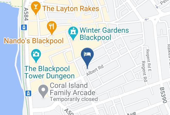 Blackpool - The New Oxford Hotel Blackpool Maps