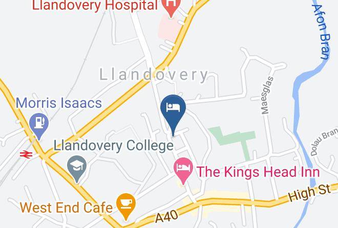 Carmarthenshire - The New White Lion Hotel Maps