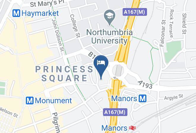 Newcastle Upon Tyne - The Newbridge Hotel Maps
