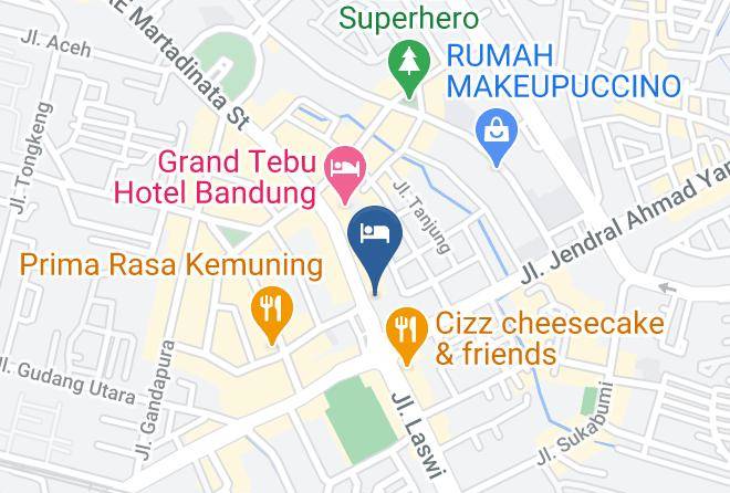 Bandung - The Newton Hotel Maps
