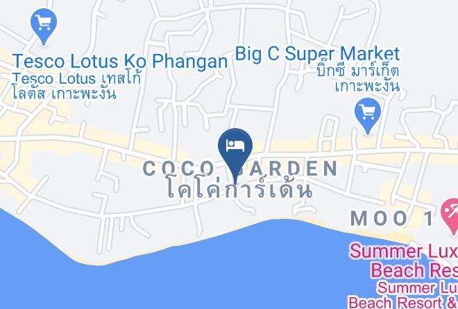 Amphoe Ko Pha Ngan - The Nidhra Boutique Resort Maps