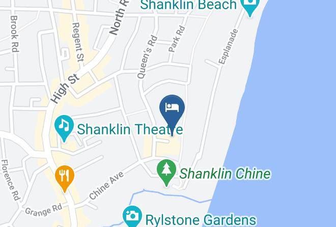 Isle Of Wight - The Nightingale Hotel Maps