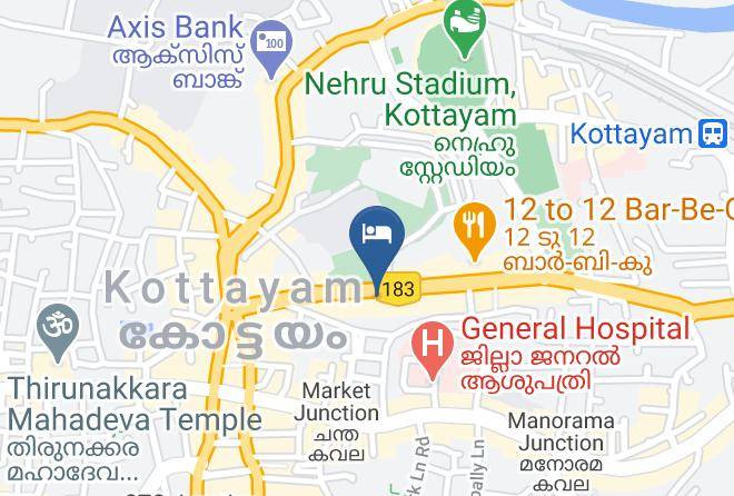 Kottayam - The Nisha Continental Maps