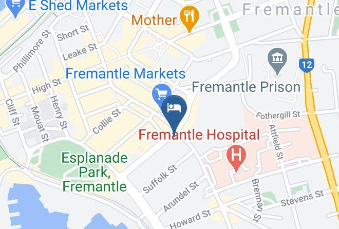 Fremantle - The Norfolk Hotel Maps