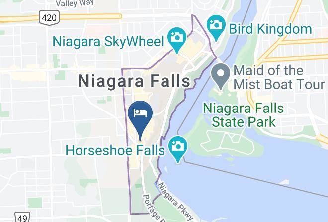 Niagara - The Oakes Hotel Overlooking The Falls Maps