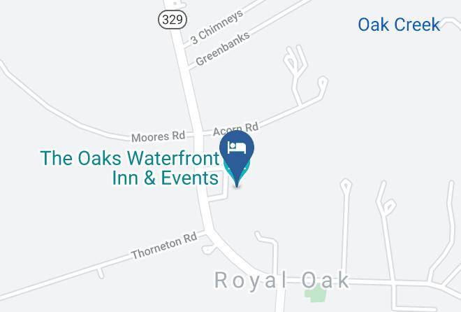 Talbot - The Oaks Waterfront Inn & Events Maps