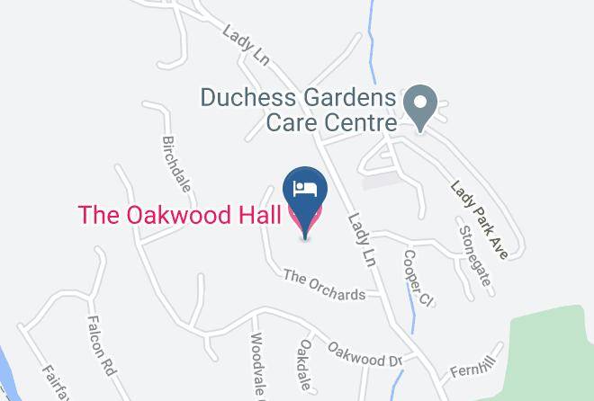 Bradford - The Oakwood Hall Hotel Maps