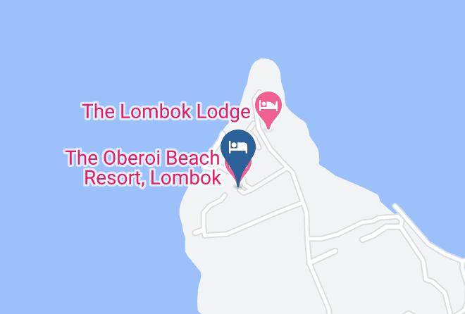 North Lombok Regency - The Oberoi Beach Resort Lombok Maps