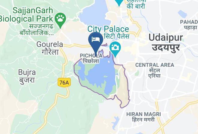 Udaipur - The Oberoi Udaivilas Udaipur Maps