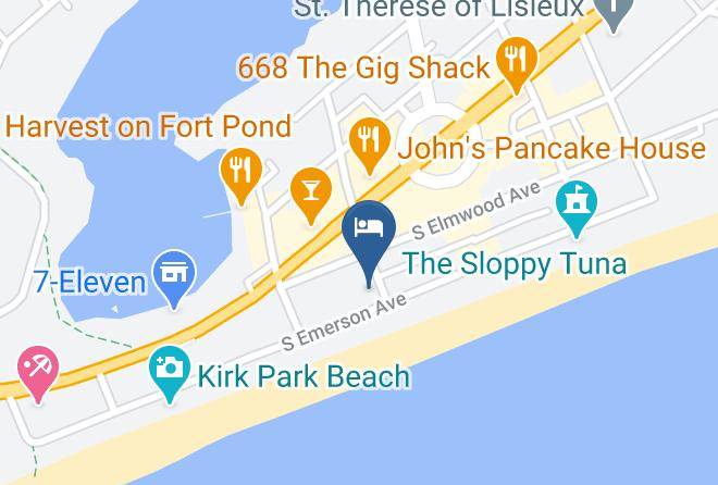 Suffolk - The Ocean Resort Inn Maps