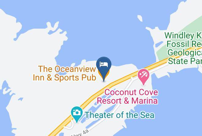 The Oceanview Inn & Sports Pub Map