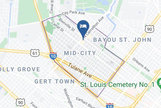 Orleans Par - The Okra Inn Maps