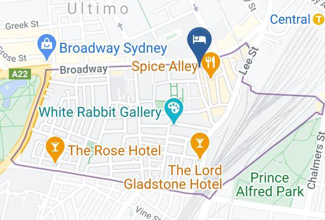 Sydney - The Old Clare Hotel Maps