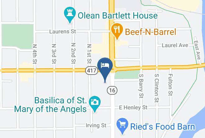 Cattaraugus - The Old Library Inn Maps