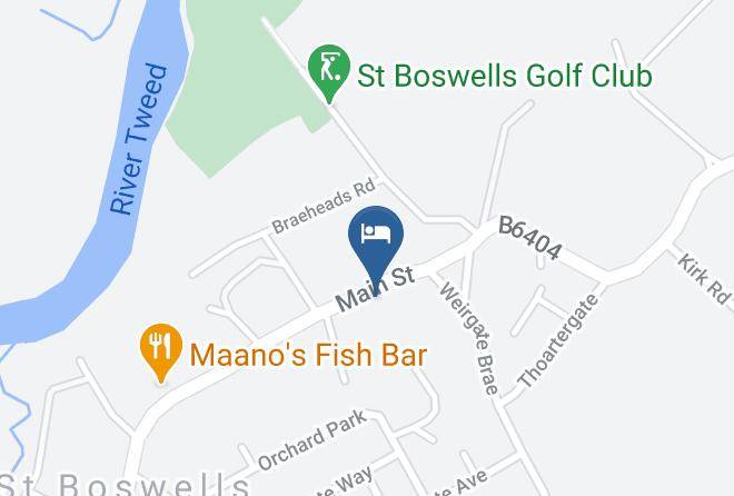 Scottish Borders - The Old Manse Maps
