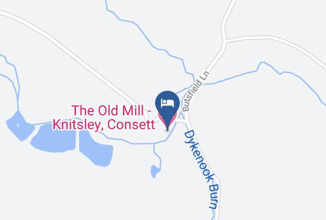 Durham - The Old Mill Knitsley Consett Maps