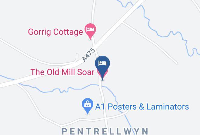 Ceredigion - The Old Mill Soar Maps