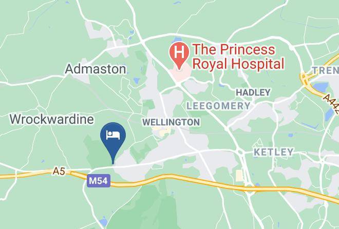Telford And Wrekin - The Old Orleton Inn Maps
